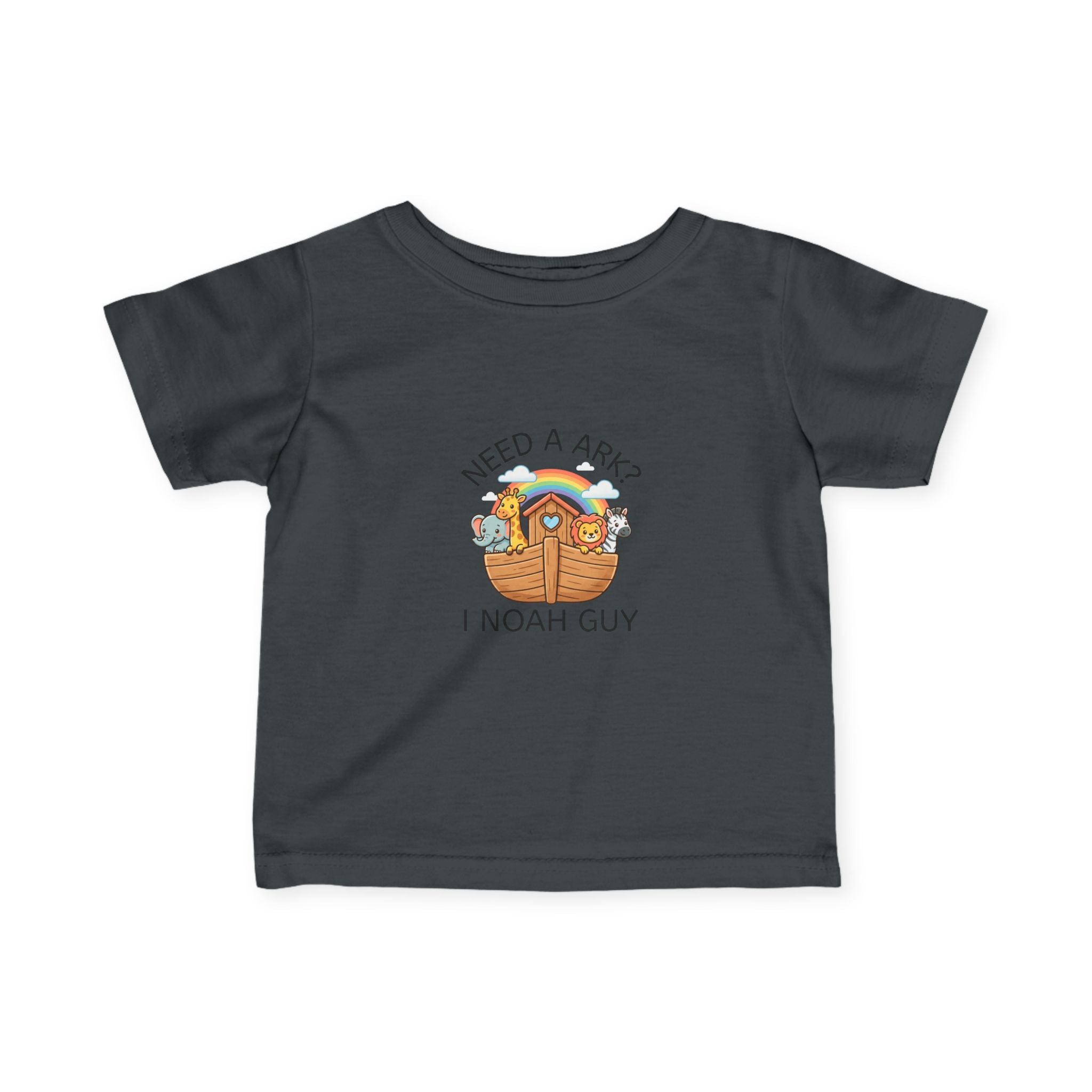 Infant “NEED A ARK?” Fine Jersey Tee