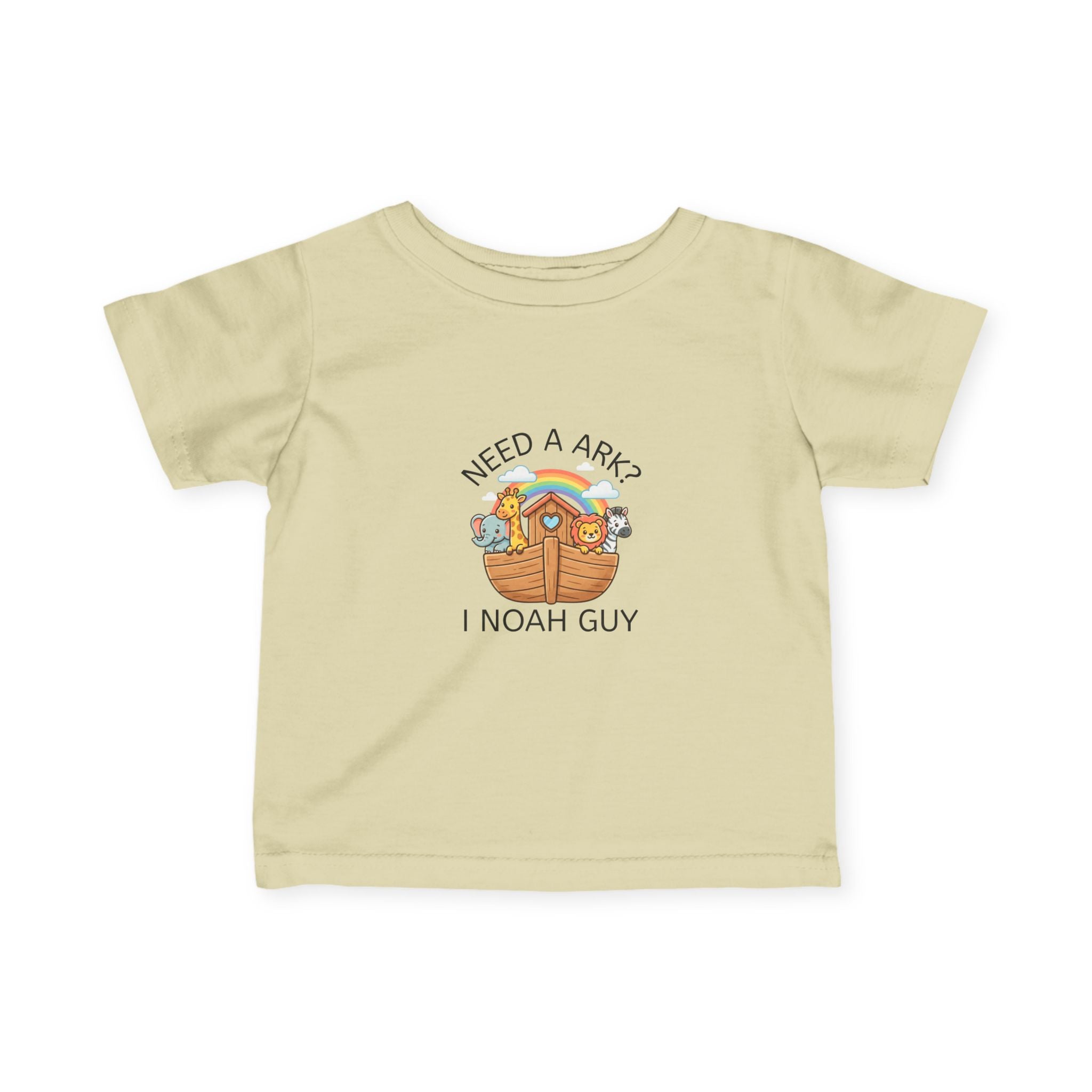 Infant “NEED A ARK?” Fine Jersey Tee