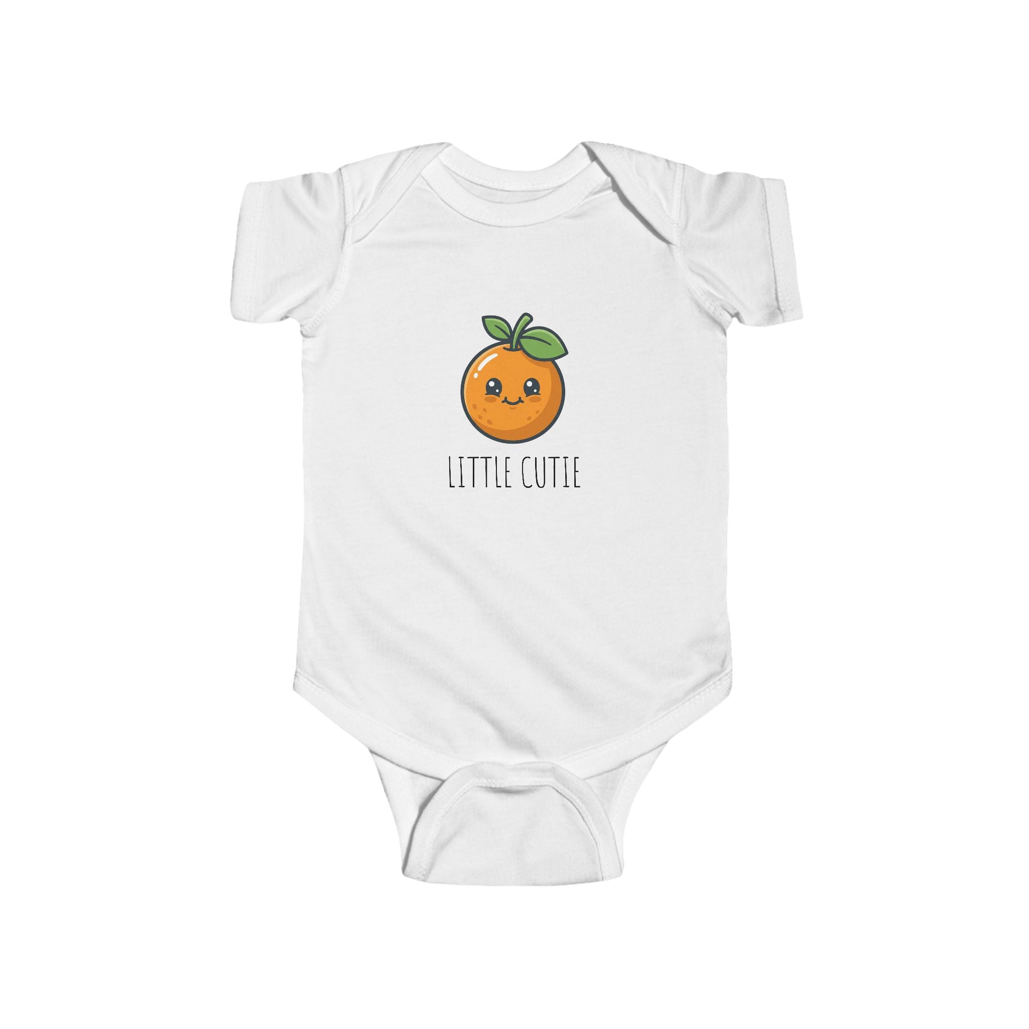 Infant Fine “LITTLE CUTIE” Jersey Bodysuit