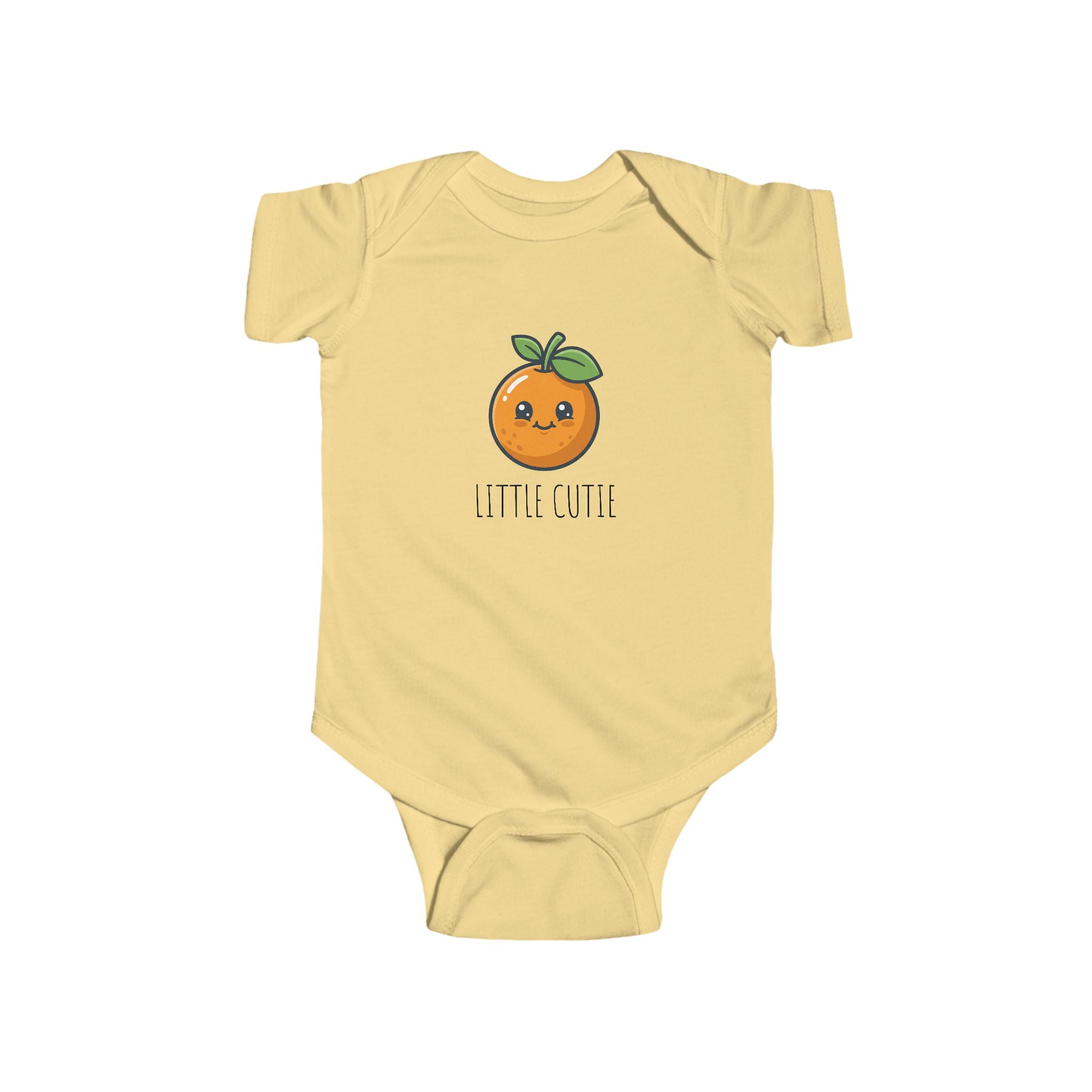 Infant Fine “LITTLE CUTIE” Jersey Bodysuit