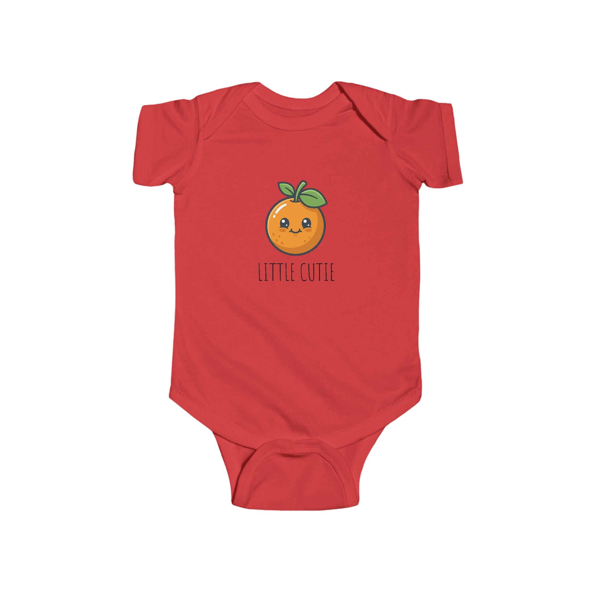 Infant Fine “LITTLE CUTIE” Jersey Bodysuit