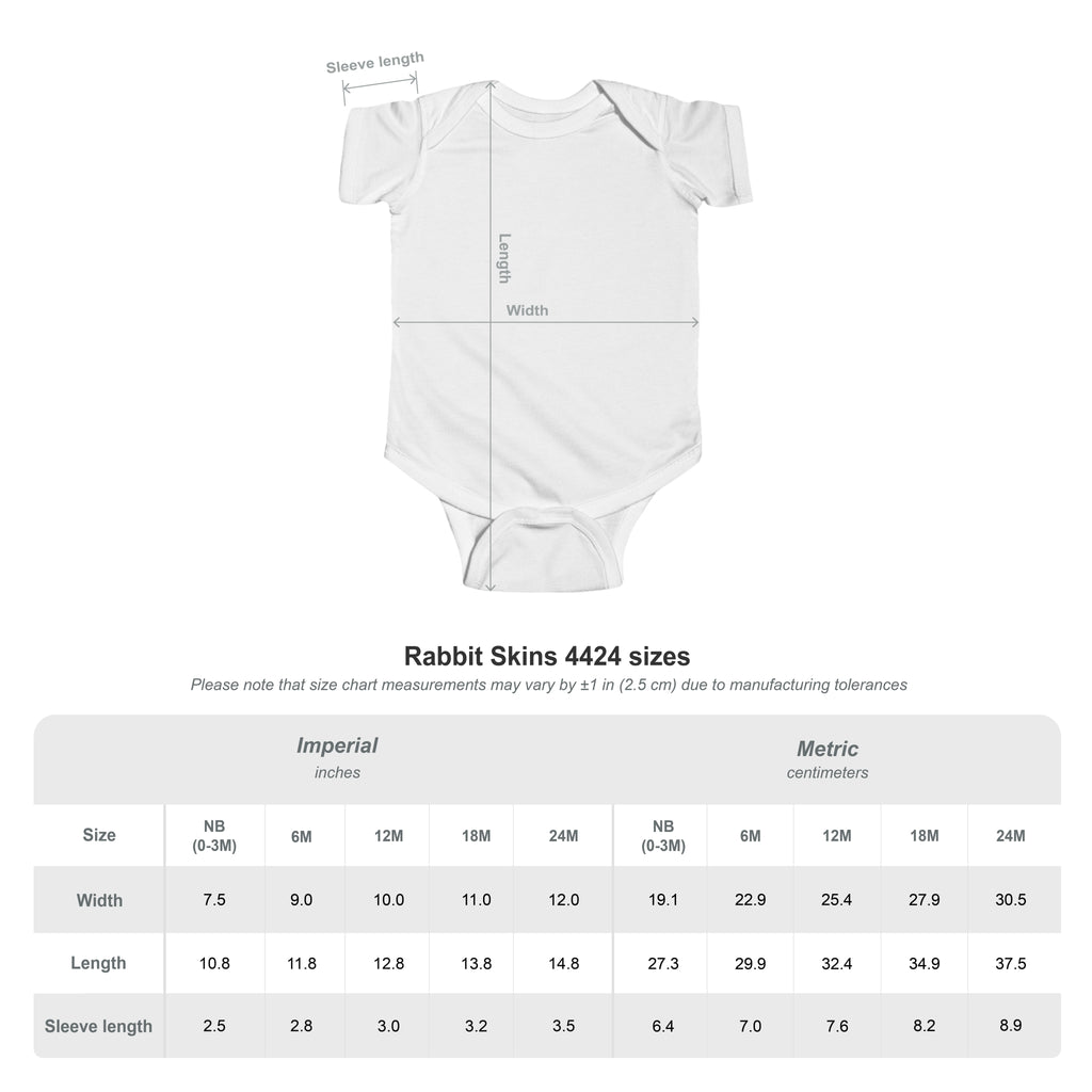 Infant Fine “LITTLE CUTIE” Jersey Bodysuit