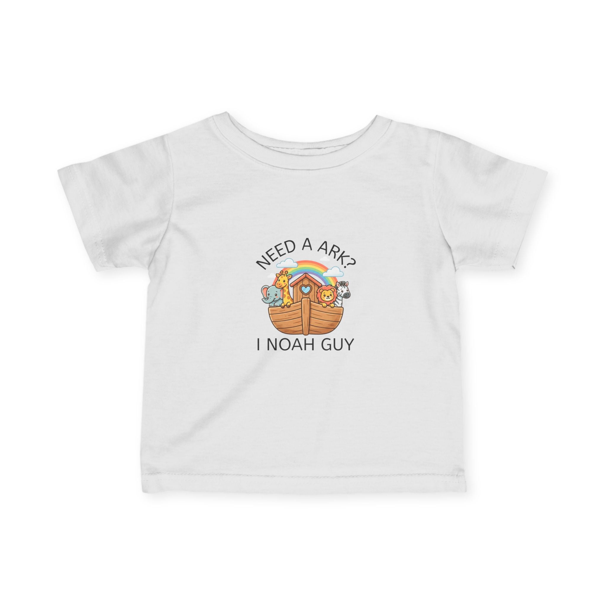 Infant “NEED A ARK?” Fine Jersey Tee