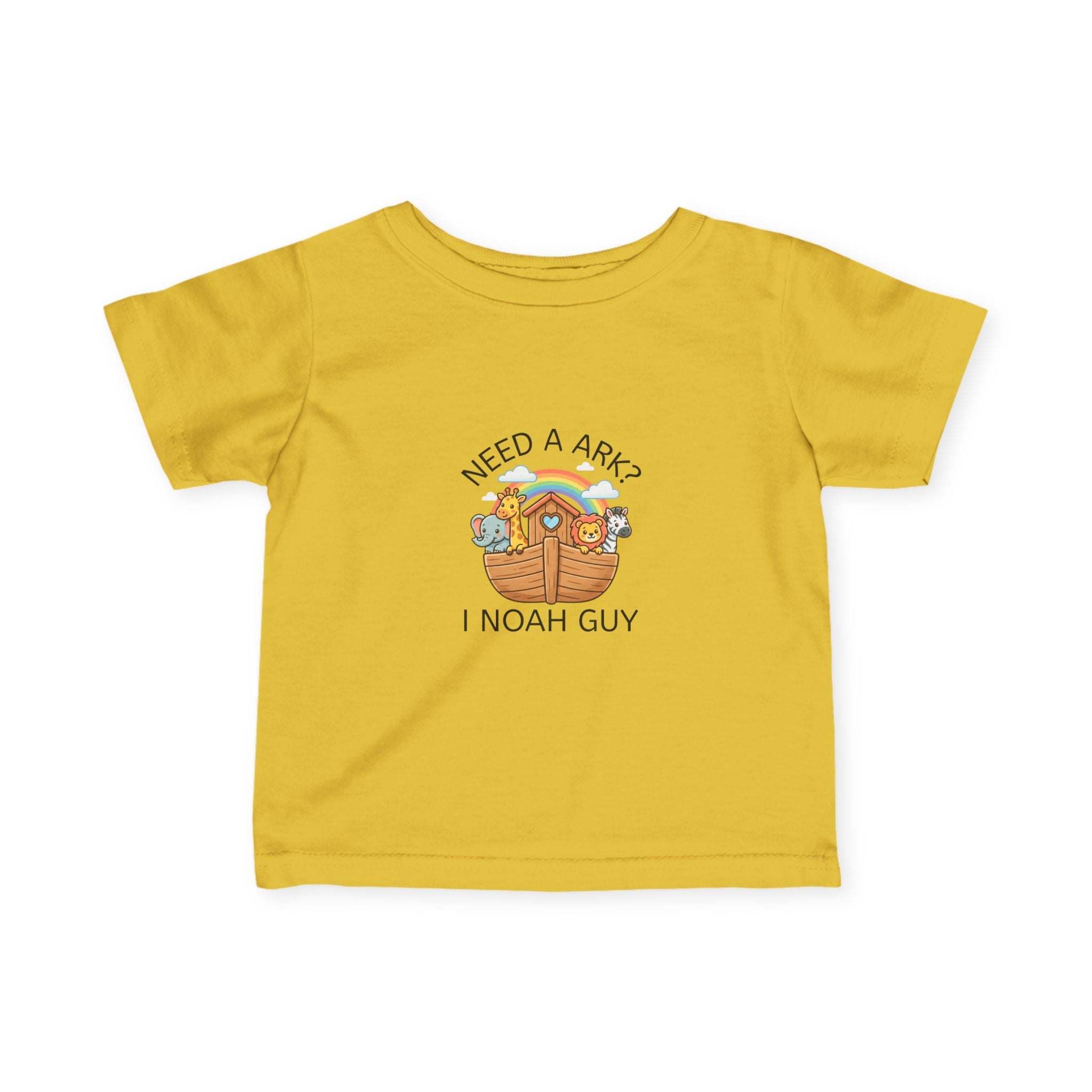 Infant “NEED A ARK?” Fine Jersey Tee