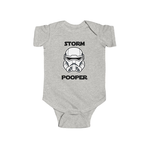 Cute Star Wars Baby Bodysuit- “Storm Pooper” Infant Onesie