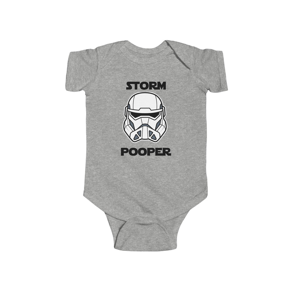 Cute Star Wars Baby Bodysuit- “Storm Pooper” Infant Onesie
