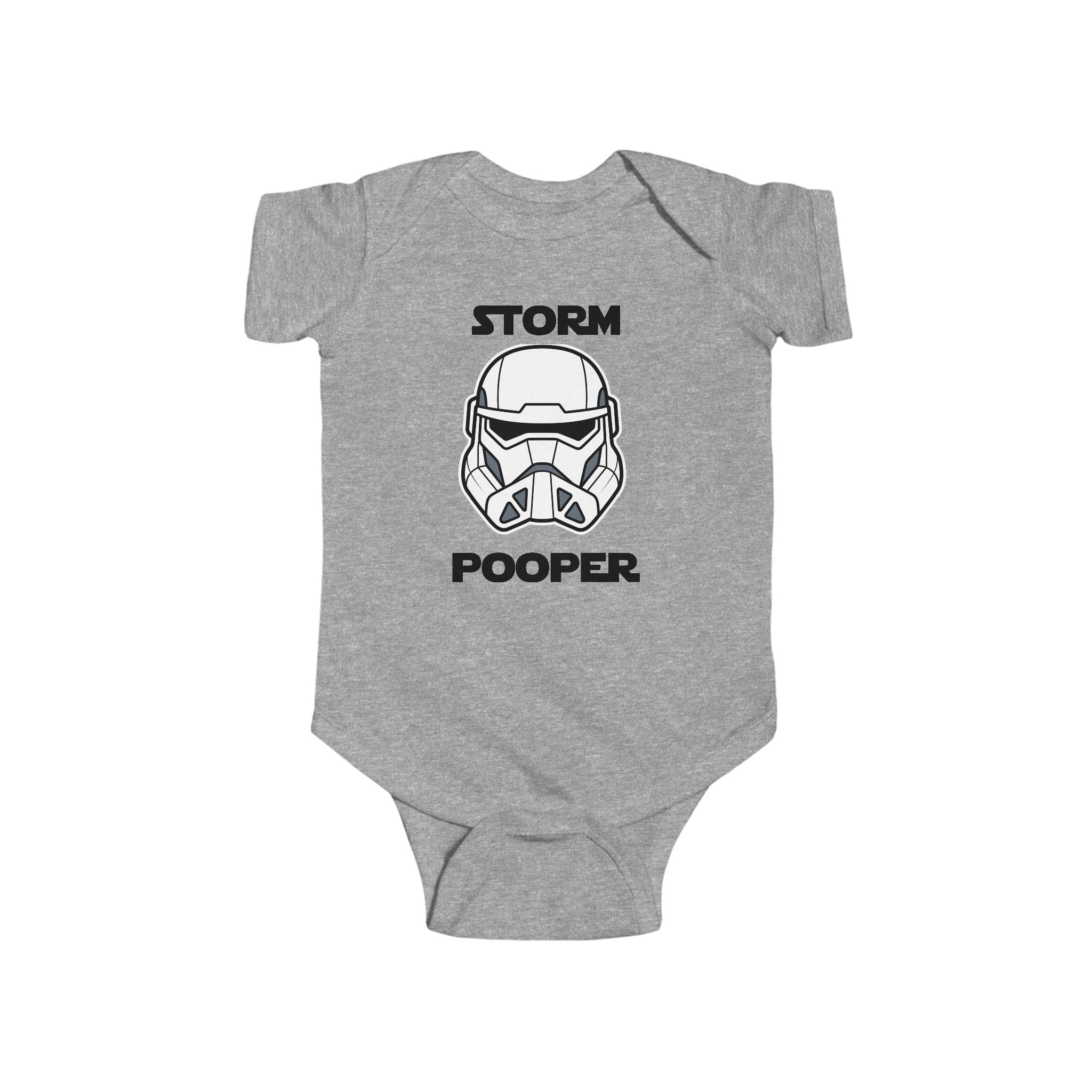 Cute Star Wars Baby Bodysuit- “Storm Pooper” Infant Onesie
