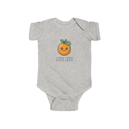 Infant Fine “LITTLE CUTIE” Jersey Bodysuit