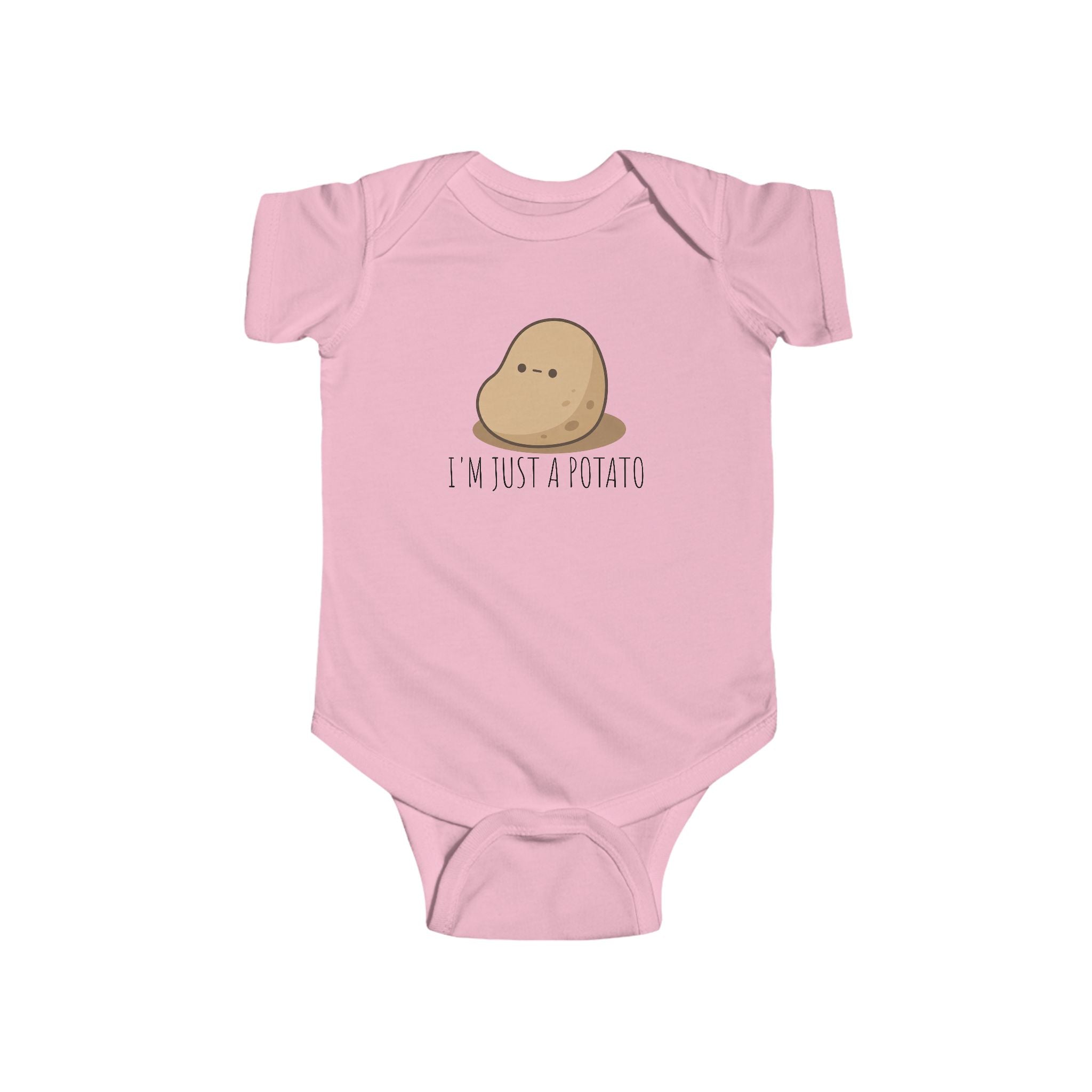 Infant “I’M JUST A POTATO” Fine Jersey Bodysuit
